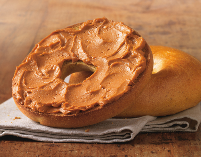 Einstein Bros Pumpkin Bagel