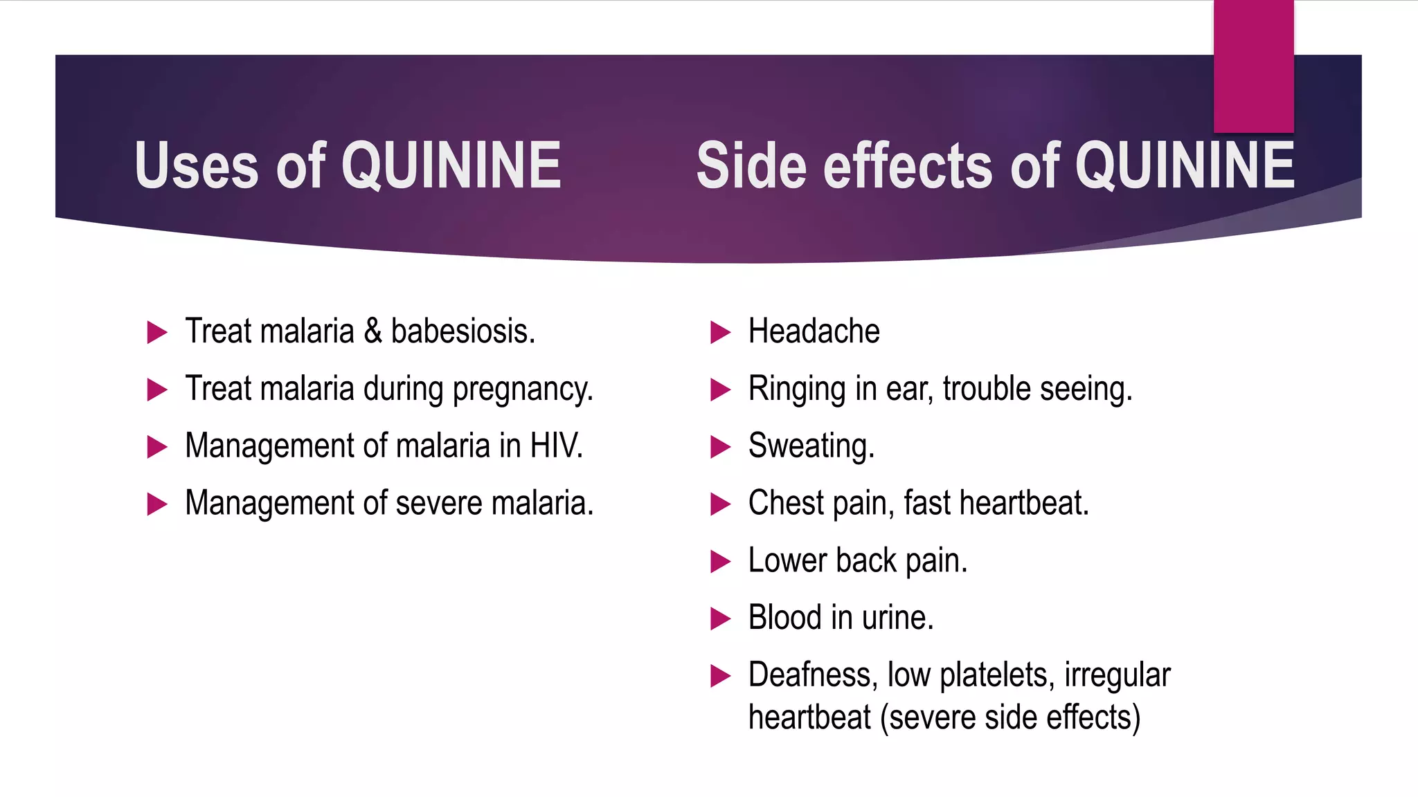 Is Quinine Bad for You