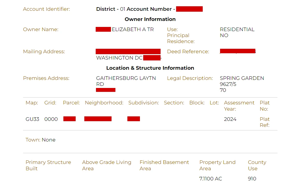 Maryland Deed Search
