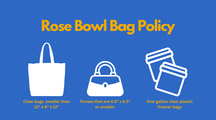 Stadium Bag Policy Rose Bowl