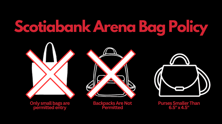 Bag Policy Scotiabank Arena