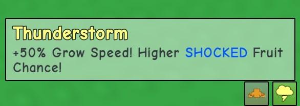 When Do Thunderstorms Happen in Grow a Garden