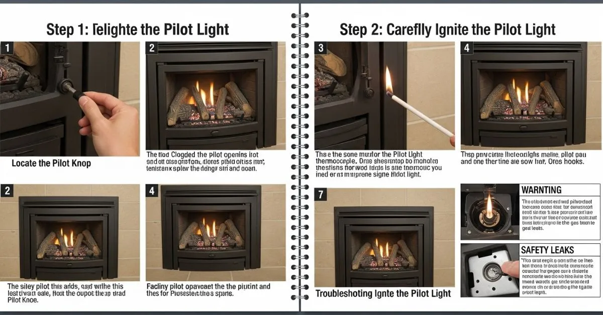 Gas Fireplace Troubleshooting Pilot Lights