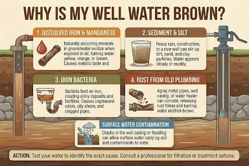 Why Is My Well Water Brown All of a Sudden