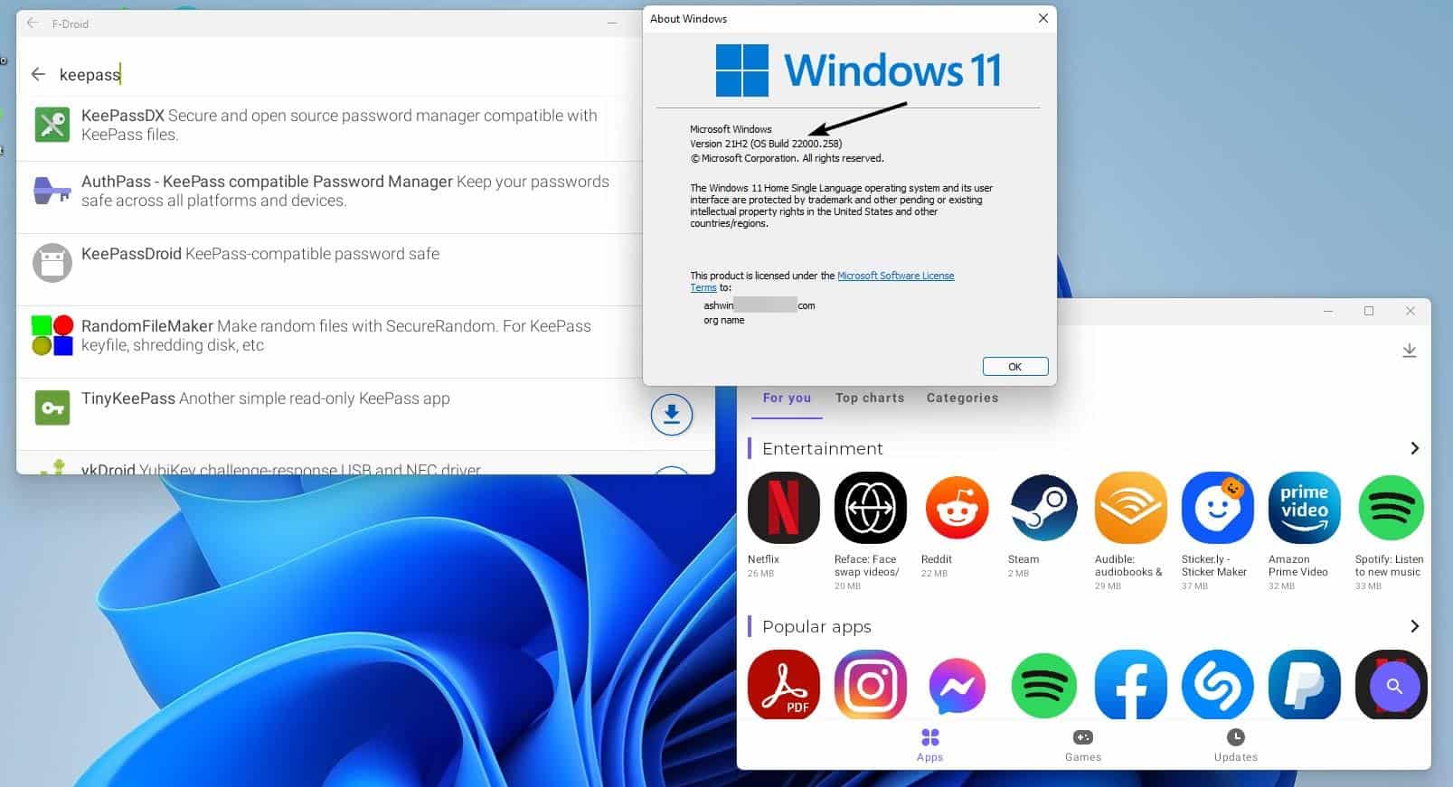 Install Android Apps on Windows 11