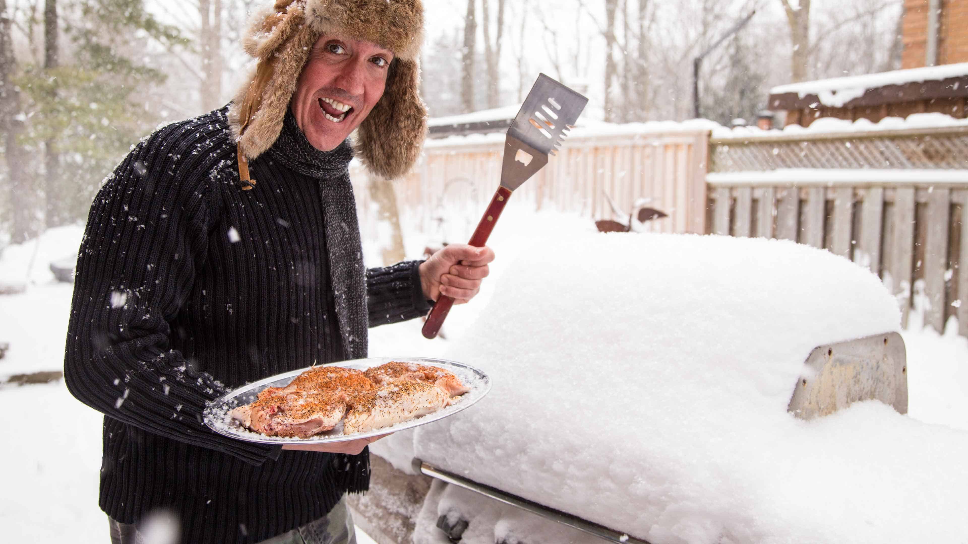 Grilling in the Snow