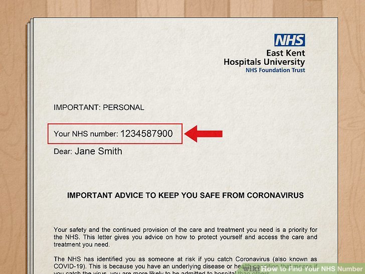 How to Find Nhs Number Uk