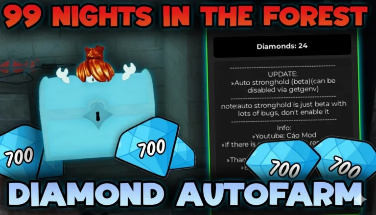 99 Nights in the Forest Script Diamond Farm