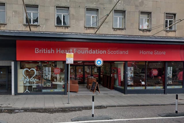 British Heart Foundation Dalry Road Edinburgh