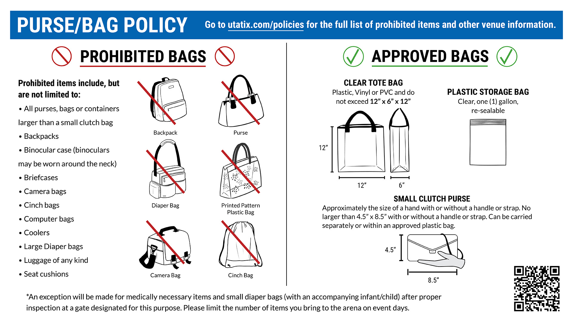 Qeii Arena Telford Bag Policy