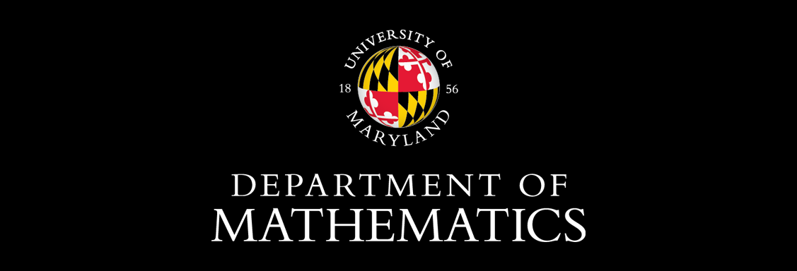 University of Maryland Department of Mathematics