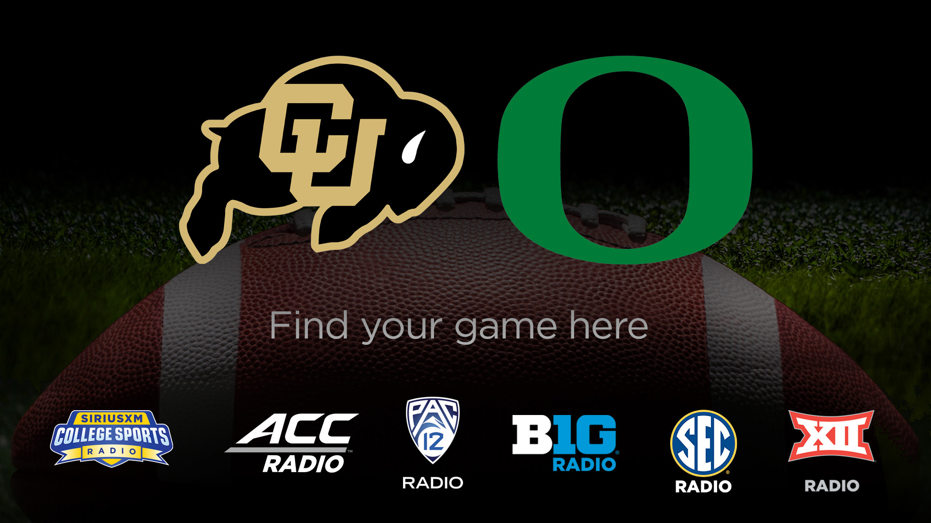 Oregon Duck Football Game on Radio