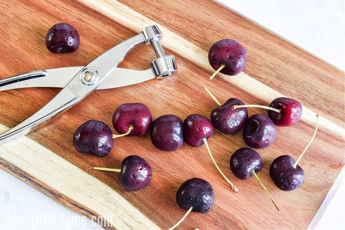 How to Pit Cherries Quickly