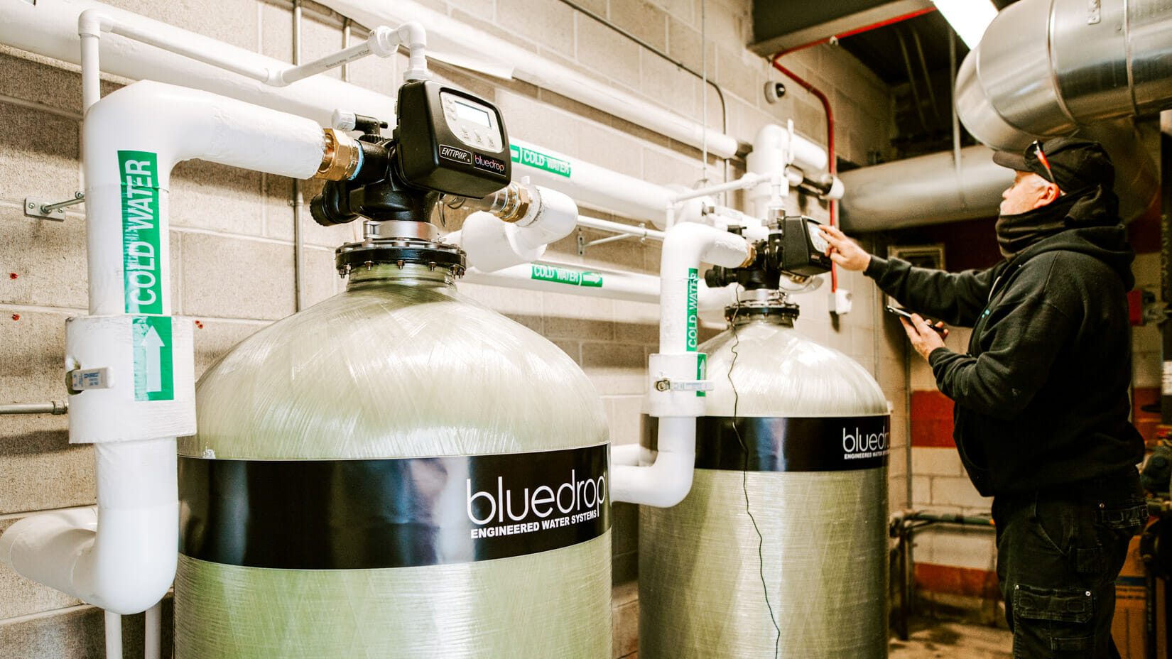 Evaluate the Water Filtration Company Blu on Commercial Coolers