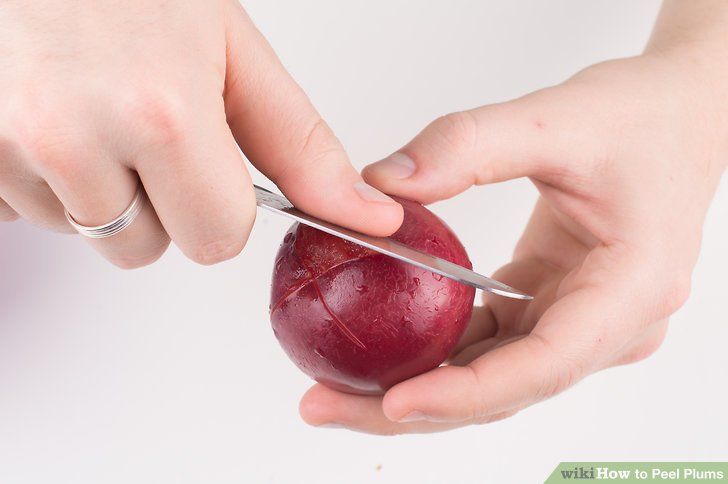 How to Peel a Plum