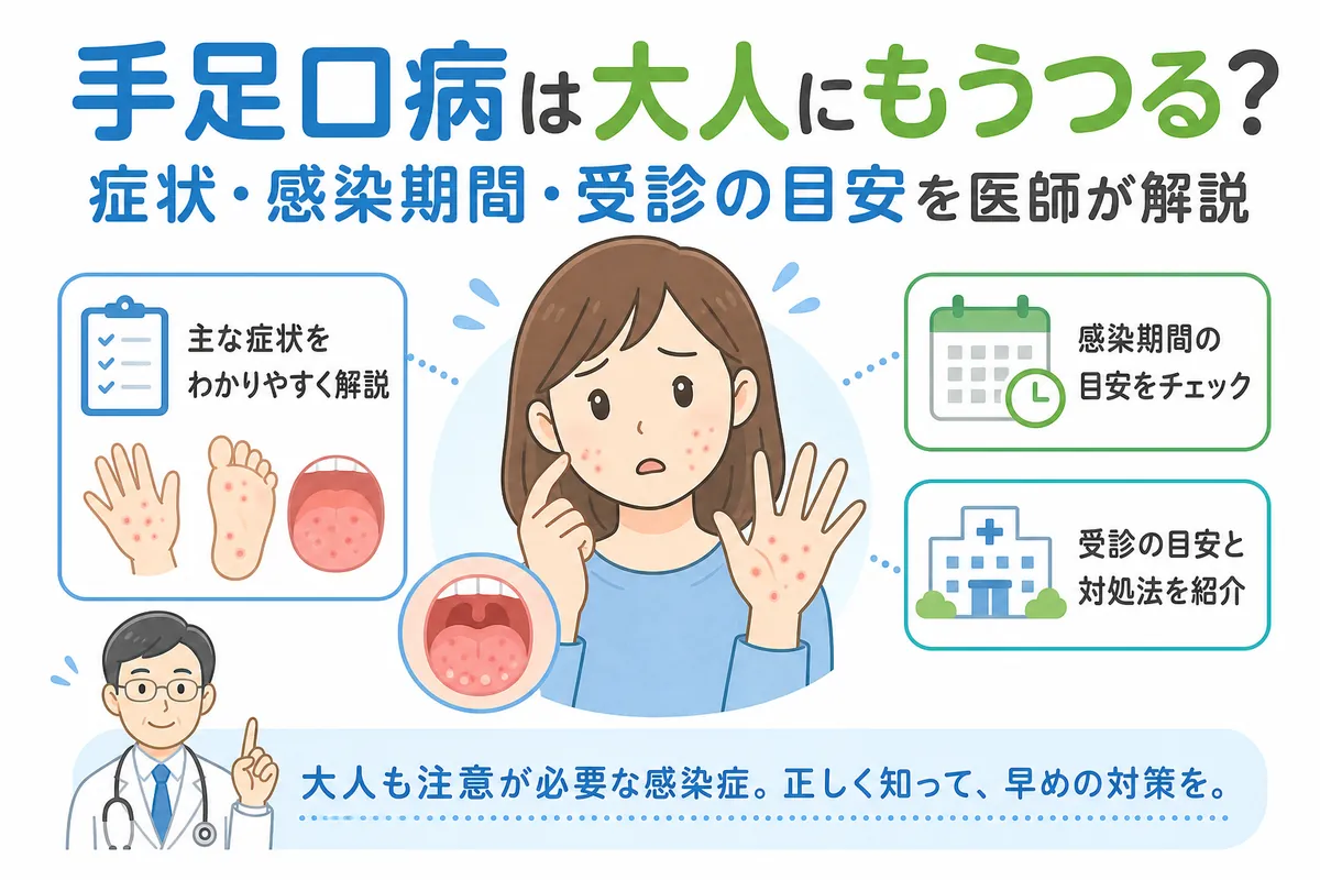 大人の手足口病はなぜ重症化？歩けない激痛・爪が剥がれる真相と対処法