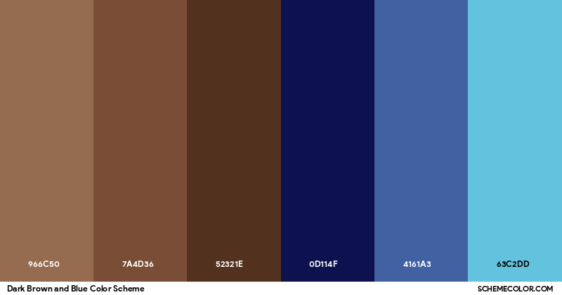 Does Dark Blue and Brown Match