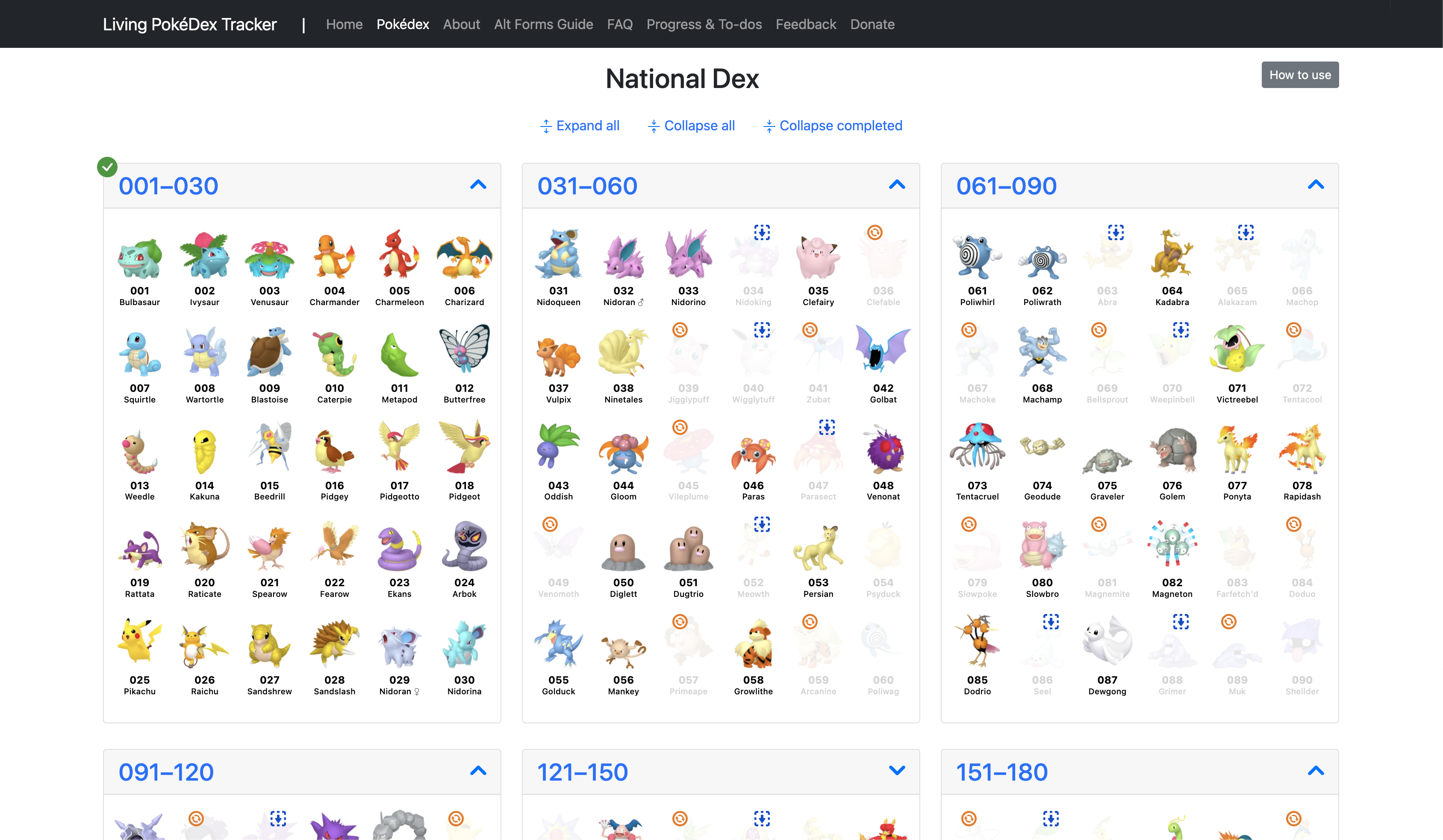 What Is a Living Dex Pokemon