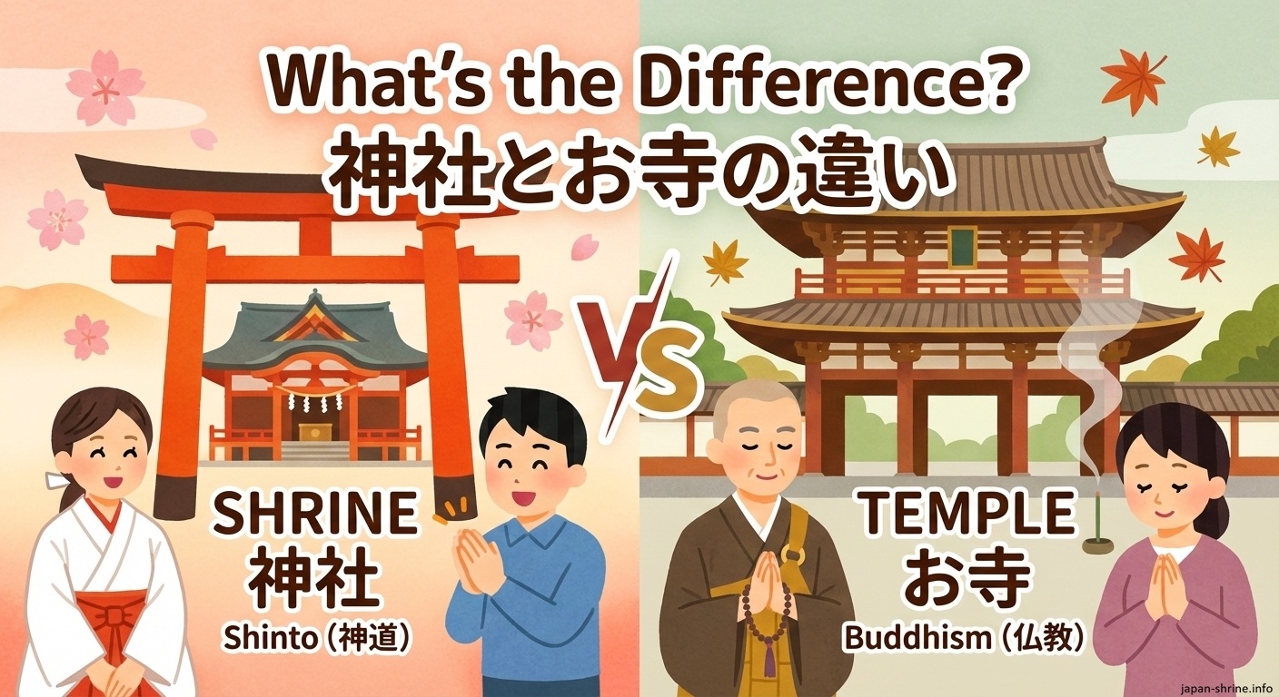 寺と神社の違いを完全解説！参拝作法や見分け方の真相と歴史【2026年版】
