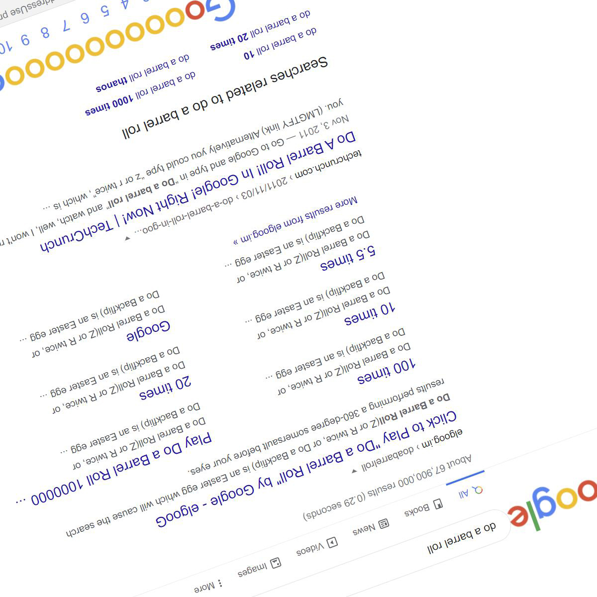 なぜGoogle画面が一回転？有名イースターエッグの元ネタと裏技を徹底解説