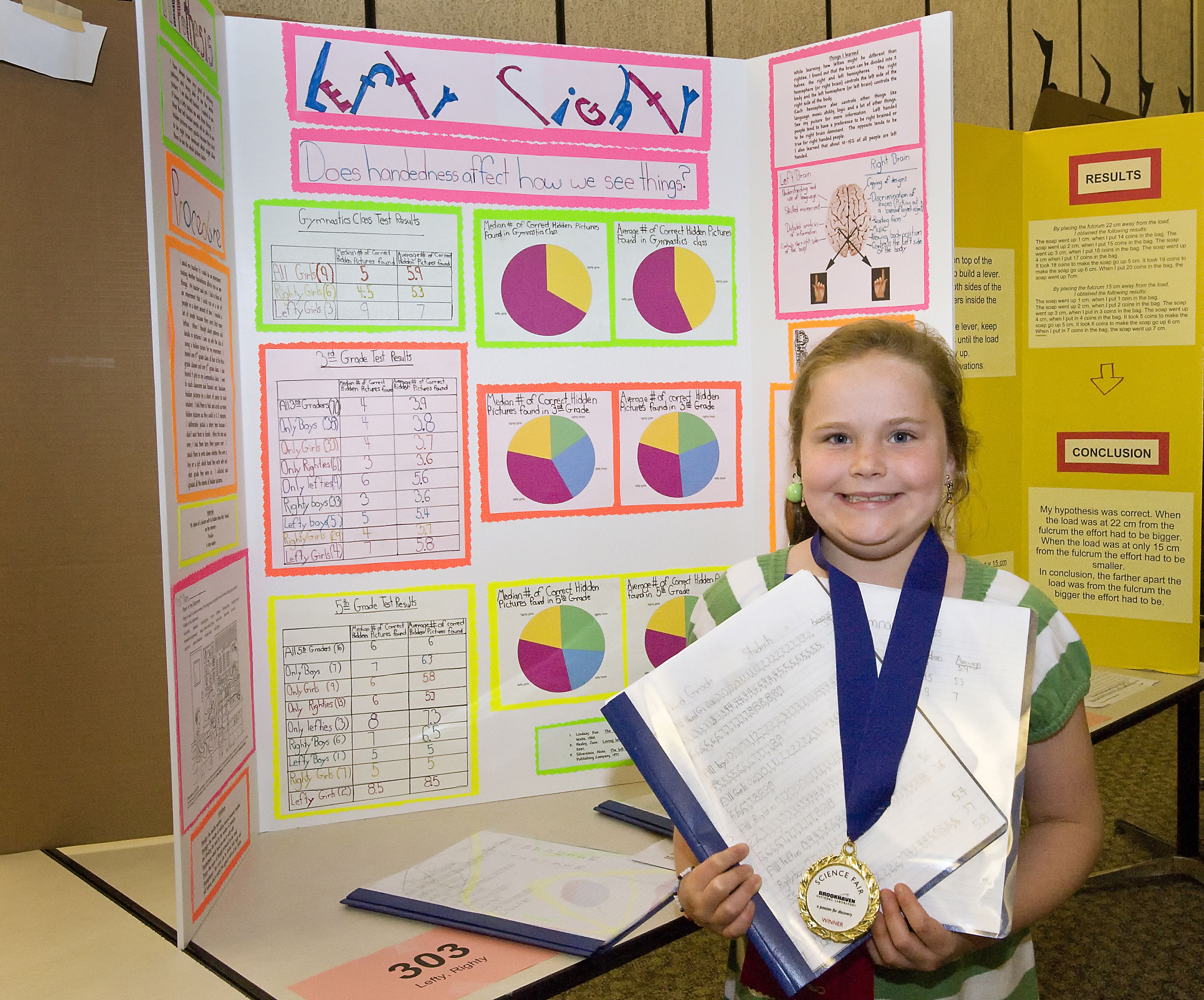 Example of Results in Science Fair Project