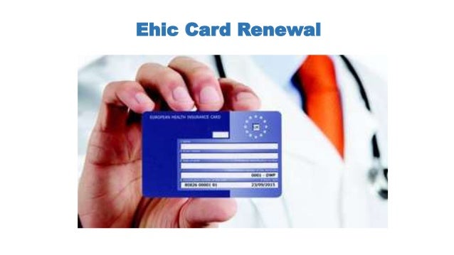 How to Renew the Ehic Card