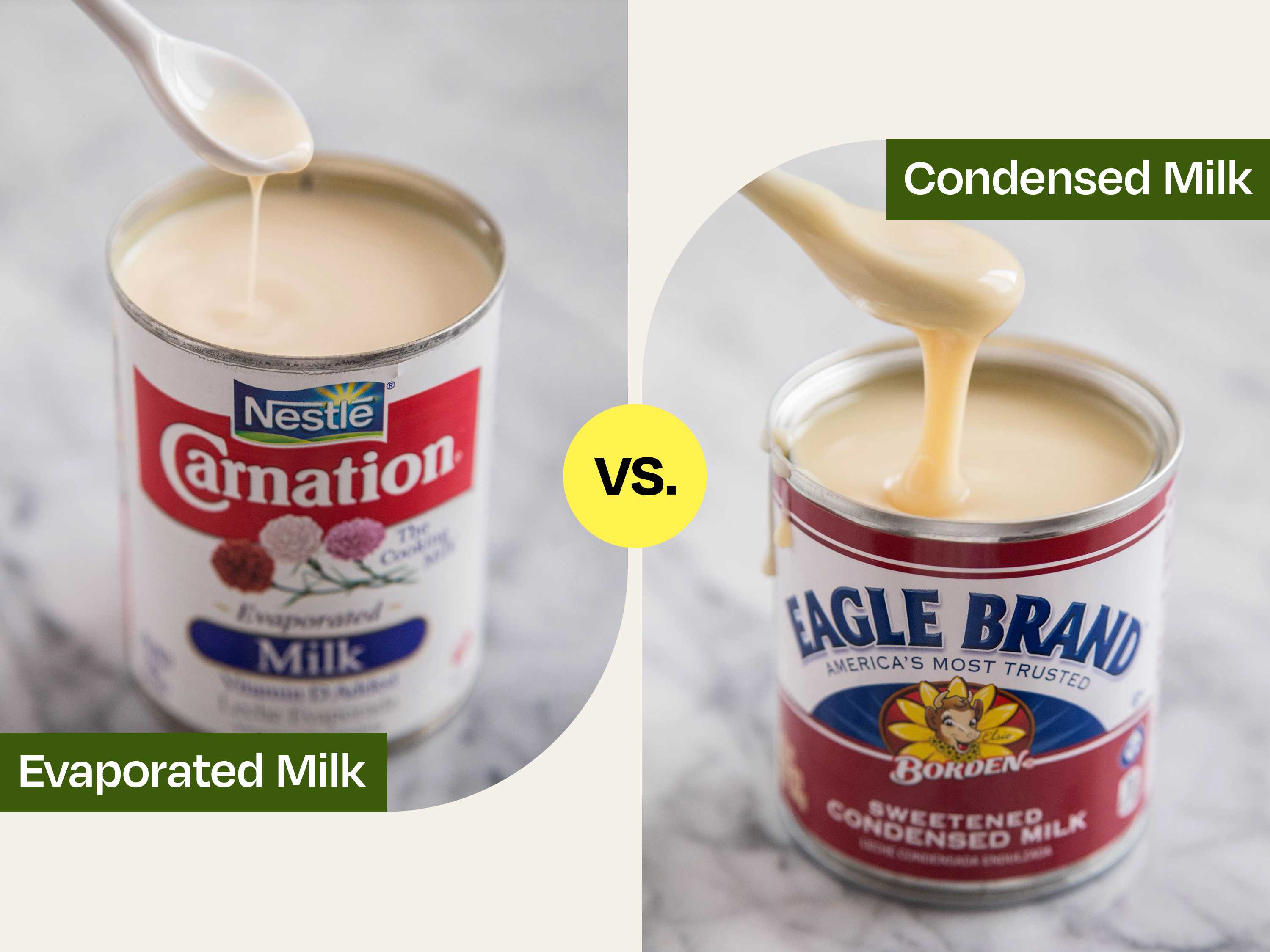 Can Evaporated Milk Be Substituted for Condensed Milk
