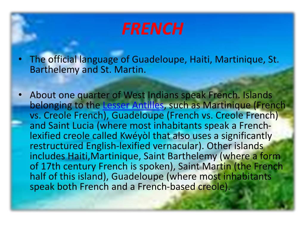 What Language Do They Speak in Guadeloupe