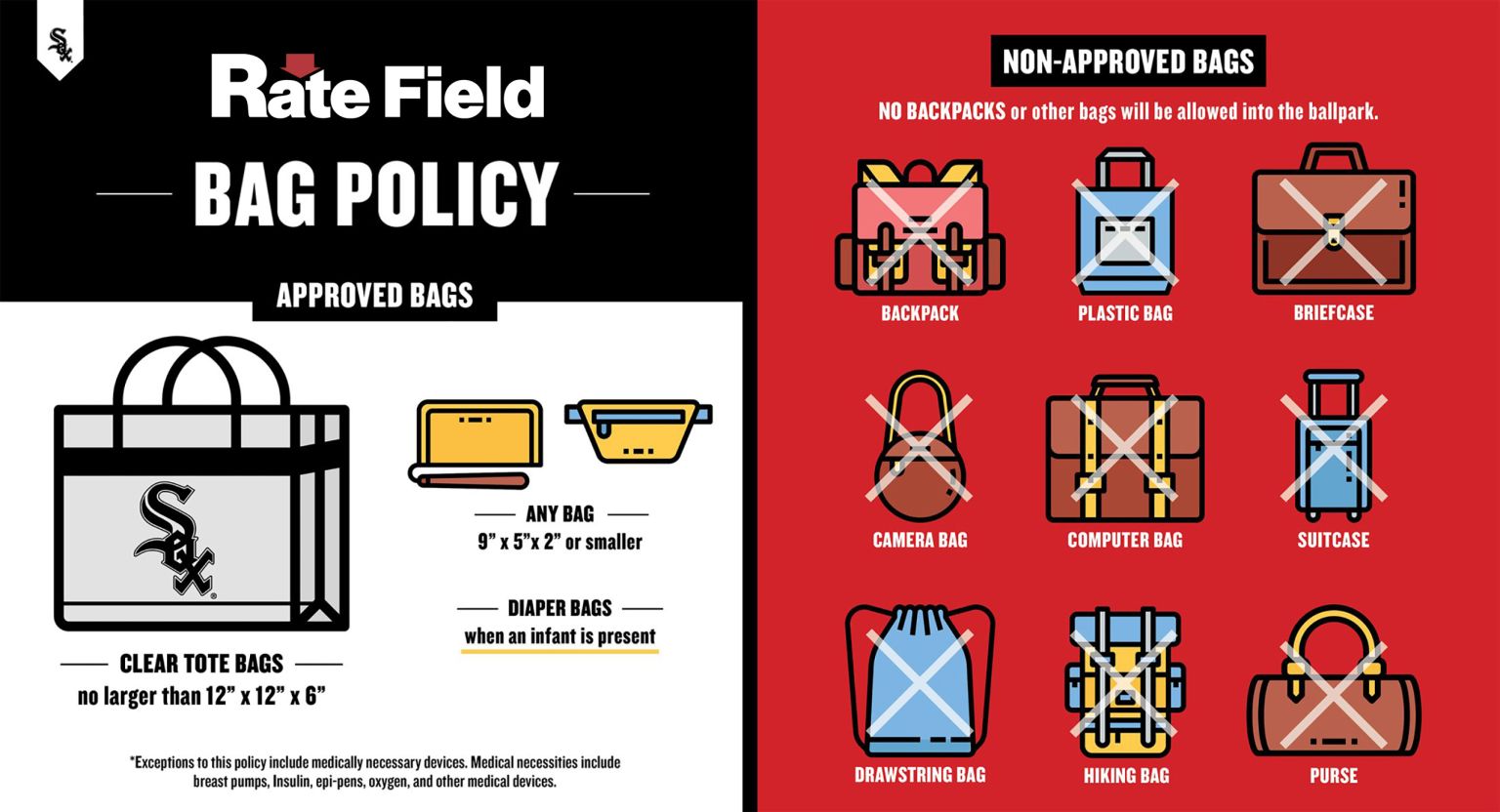 White Sox Clear Bag Policy