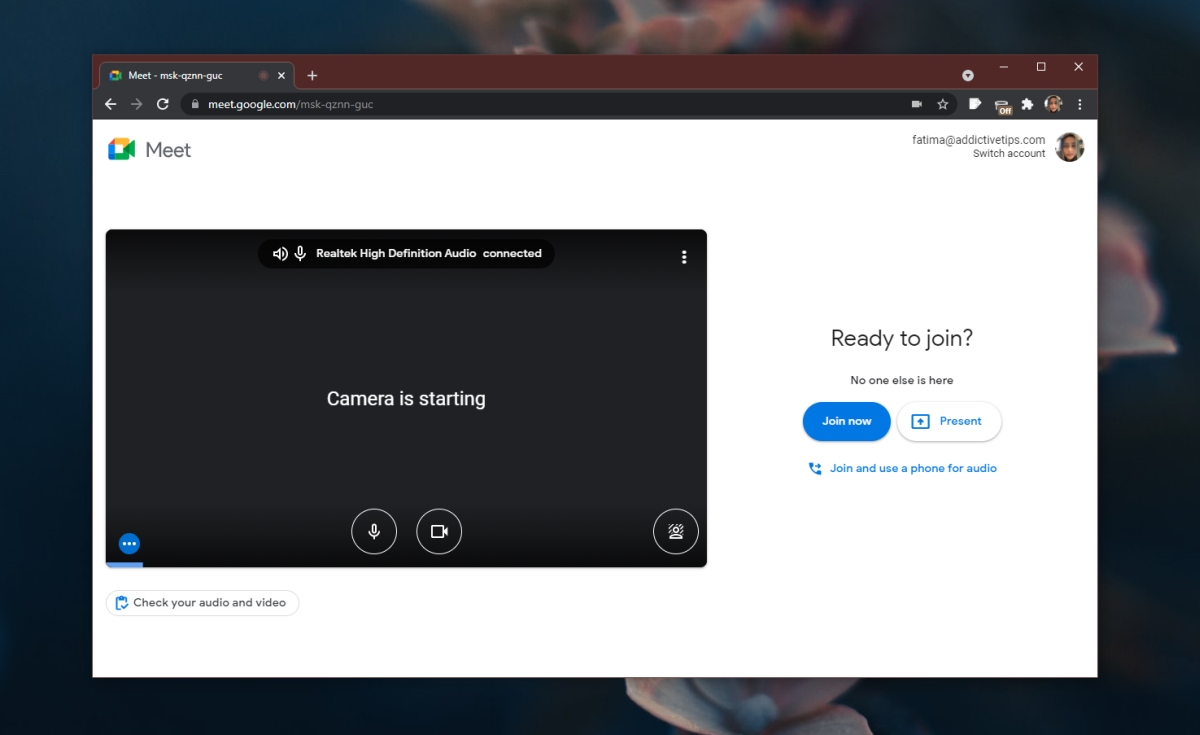 Join with Google Meet