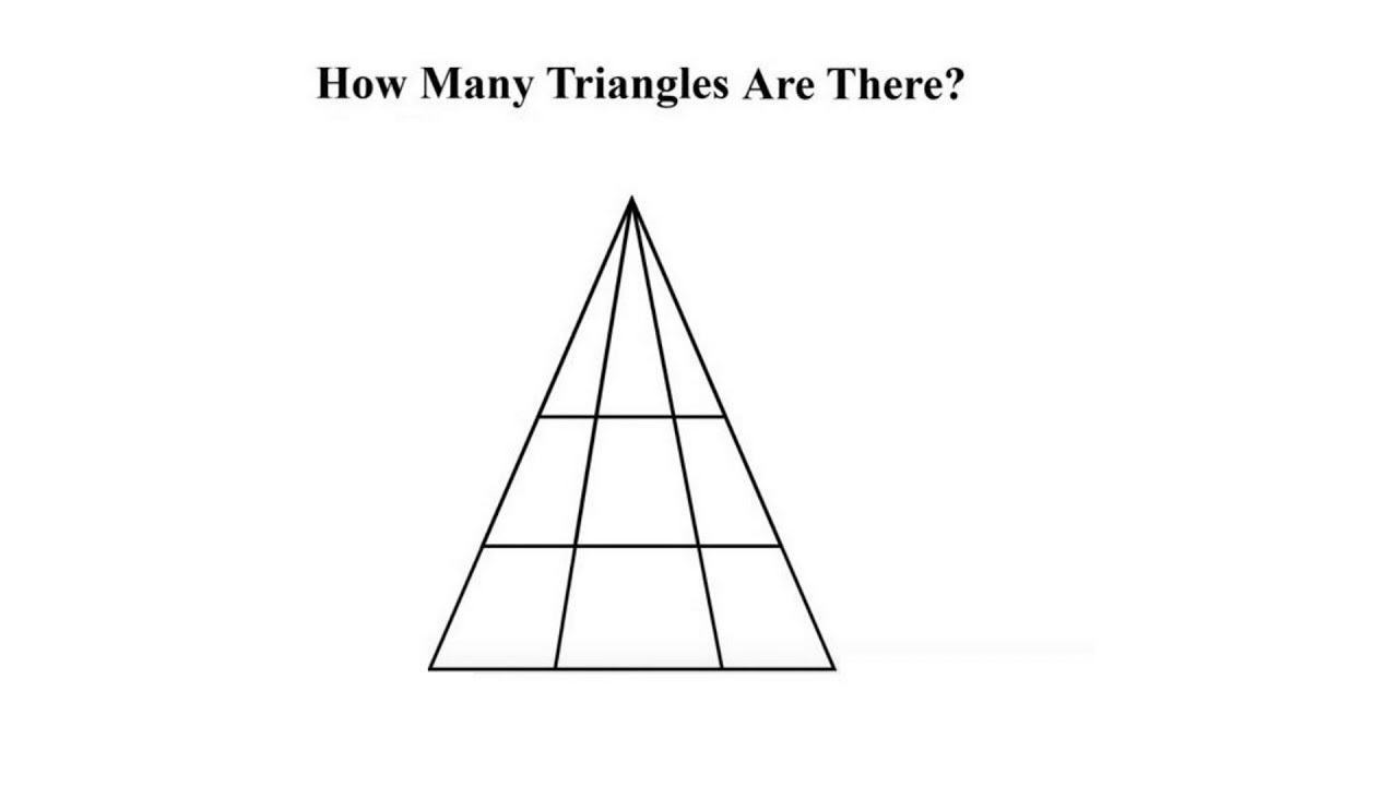 How Many Triangles Are There in a Triangle
