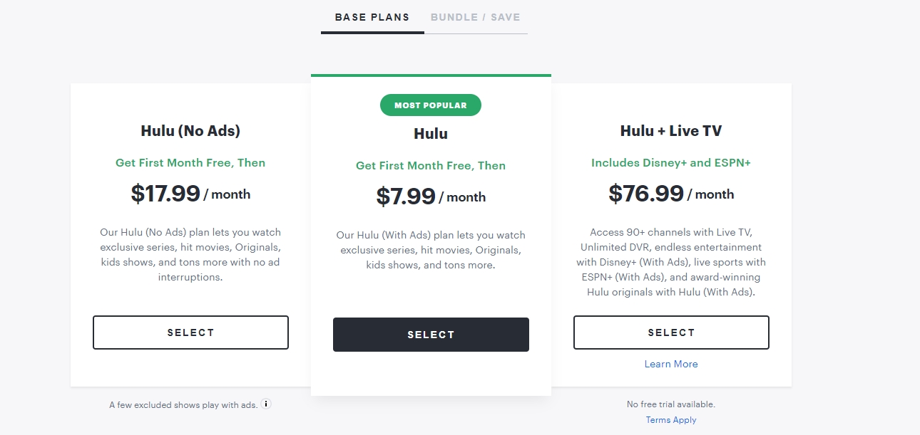 Hulu Price Monthly