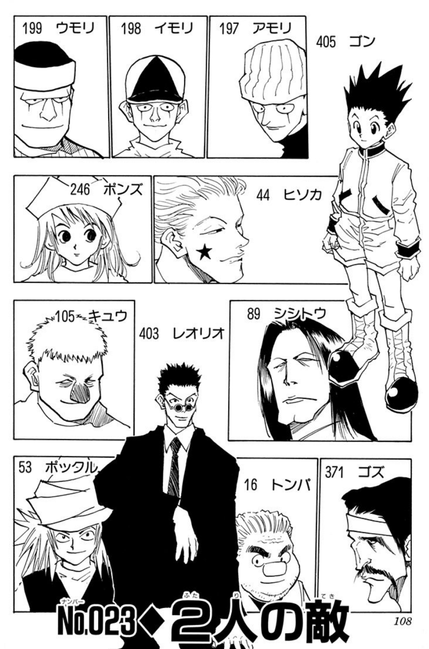 ハンター試験番号を解剖！ゴンやヒソカの数字に隠された裏伏線