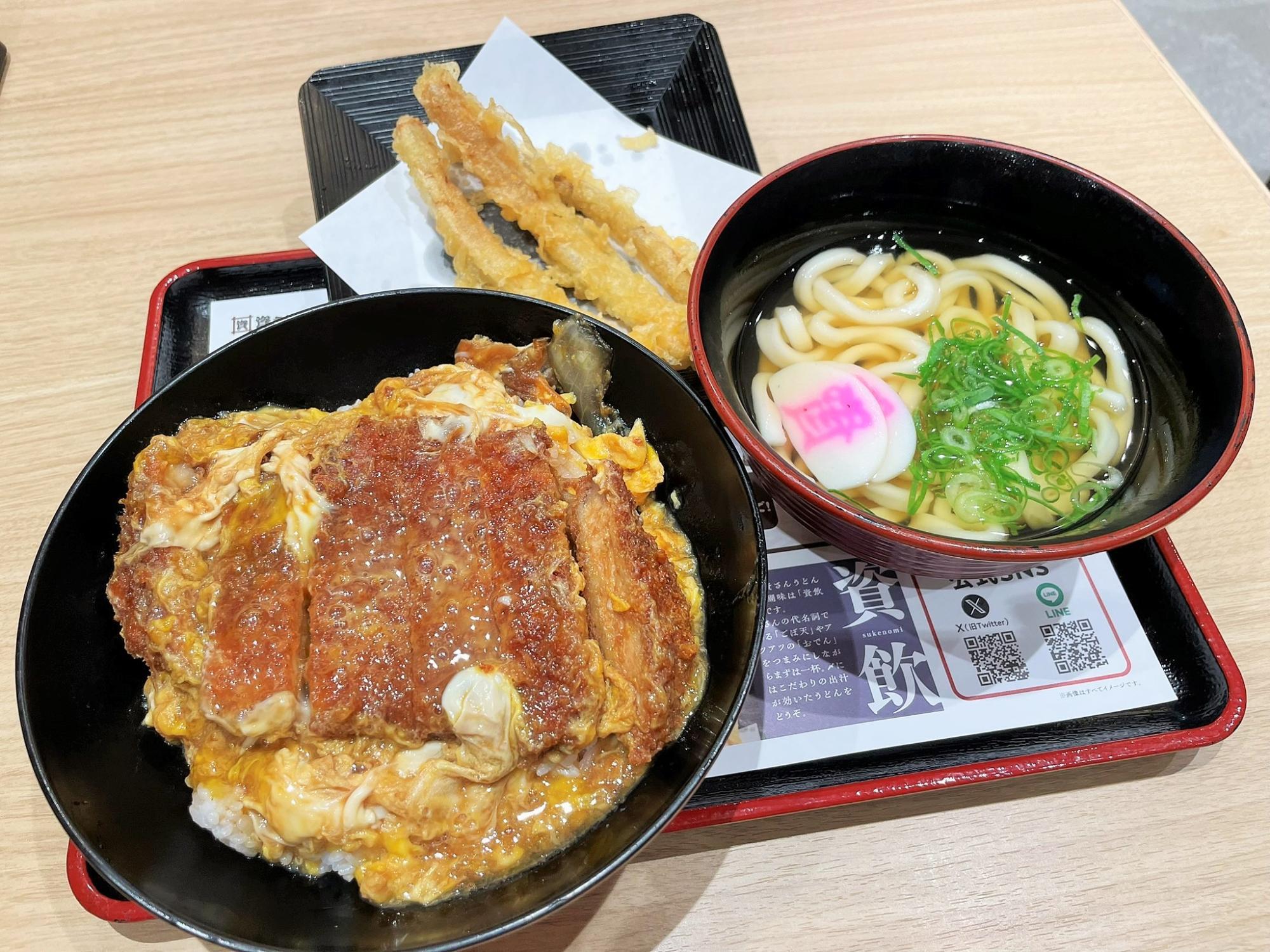 資さんうどん「カツとじ丼」が麺を凌ぐ一番人気の理由！旨さの秘密と評判