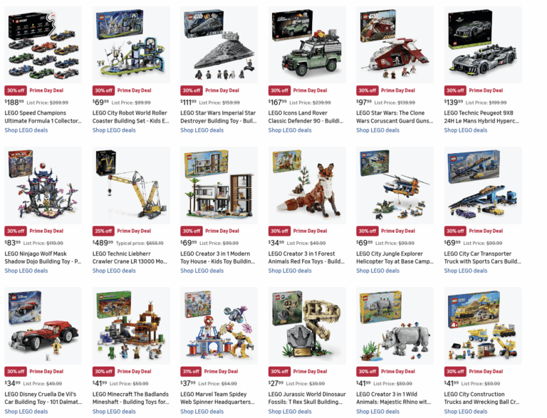 Lego Amazon Prime Day Deals 2026