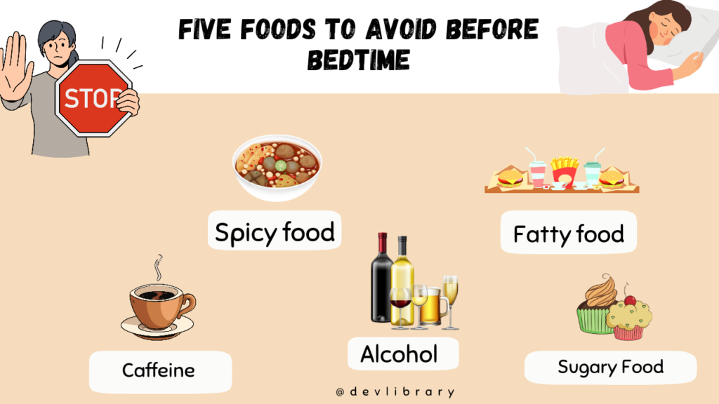 Worst Foods to Eat Before Bedtime