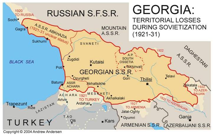 Where Is Georgia Ussr