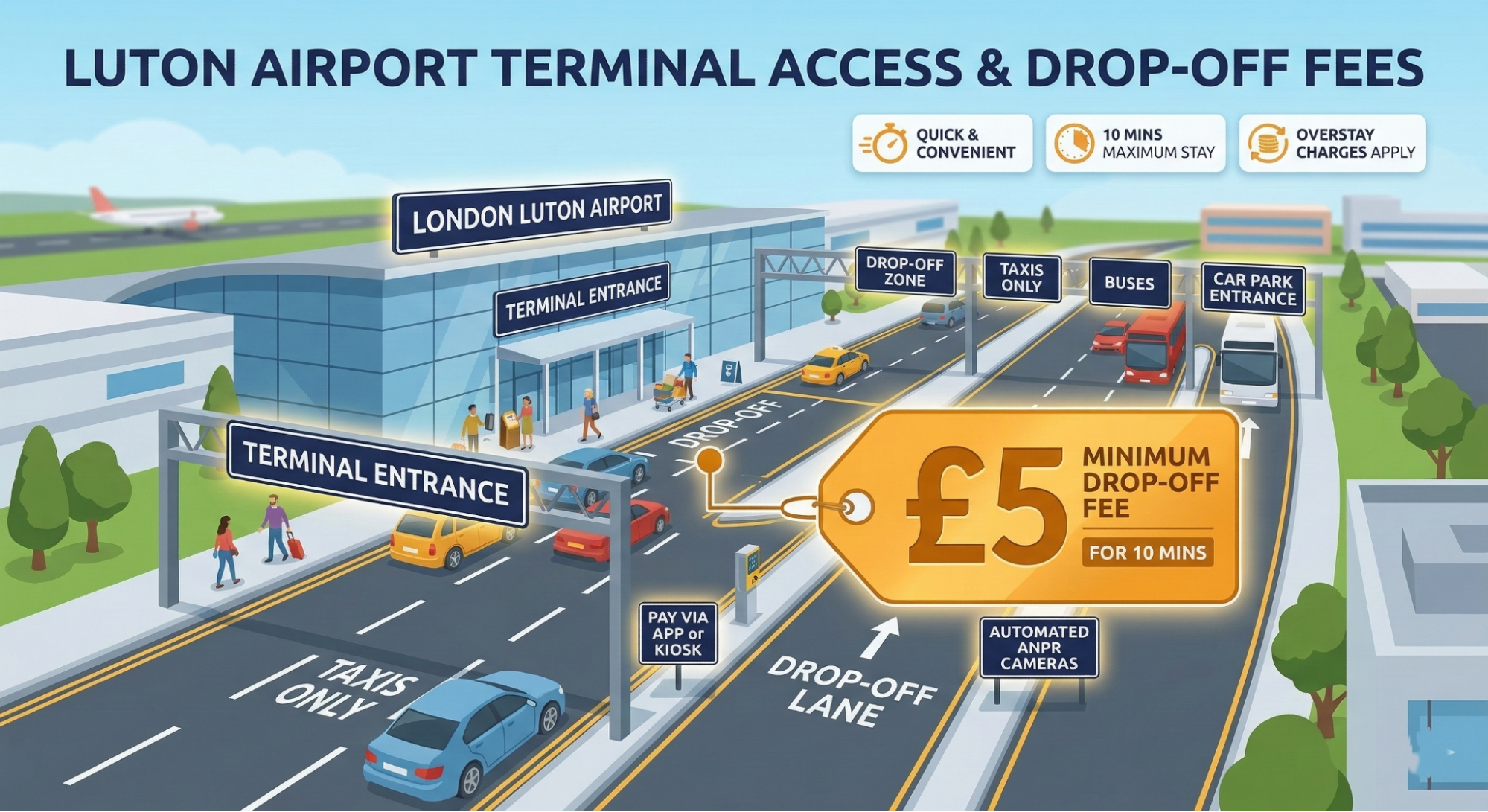 How to Pay Luton Airport Drop off Charge