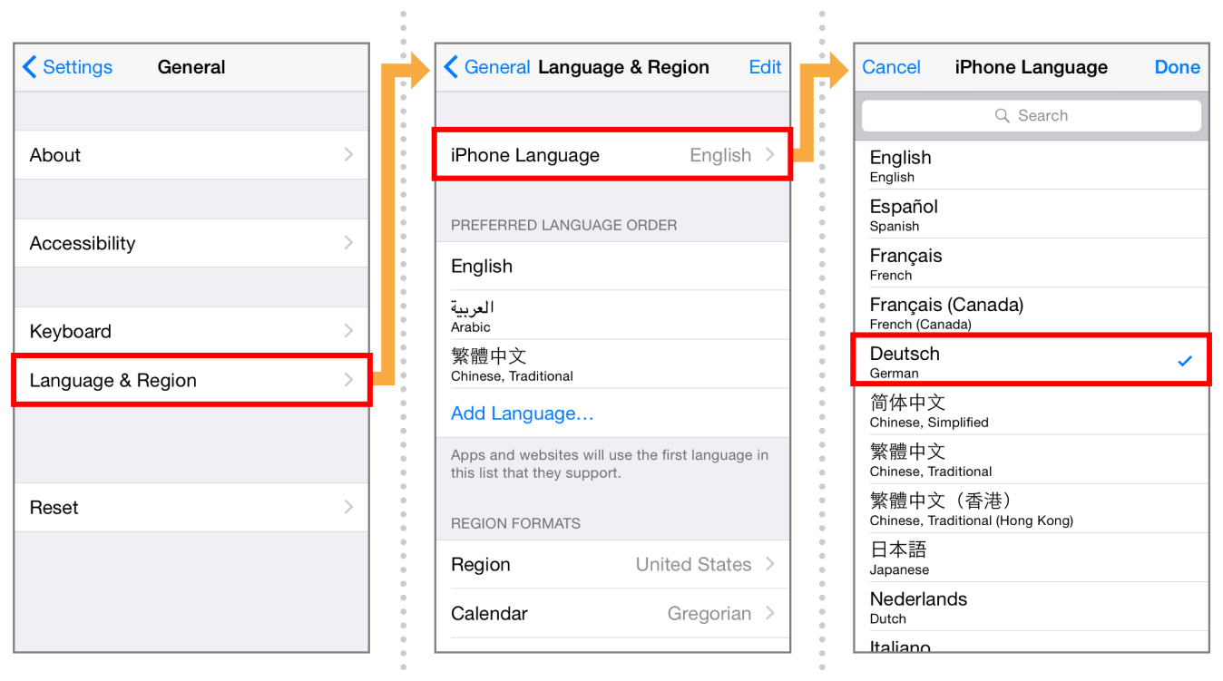 How to Change the Language on the Phone