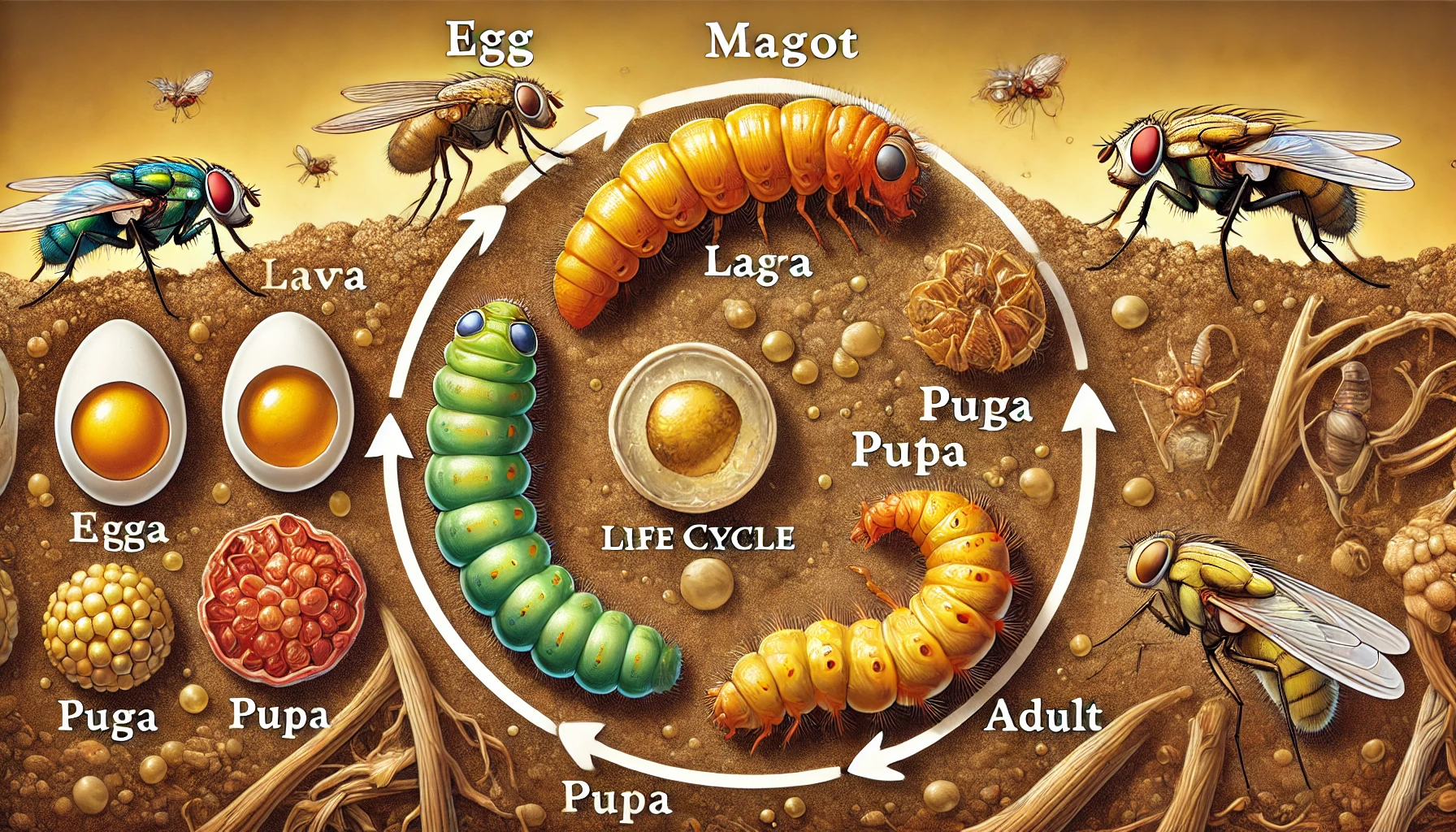 Where Do Maggots Come from Without Flies