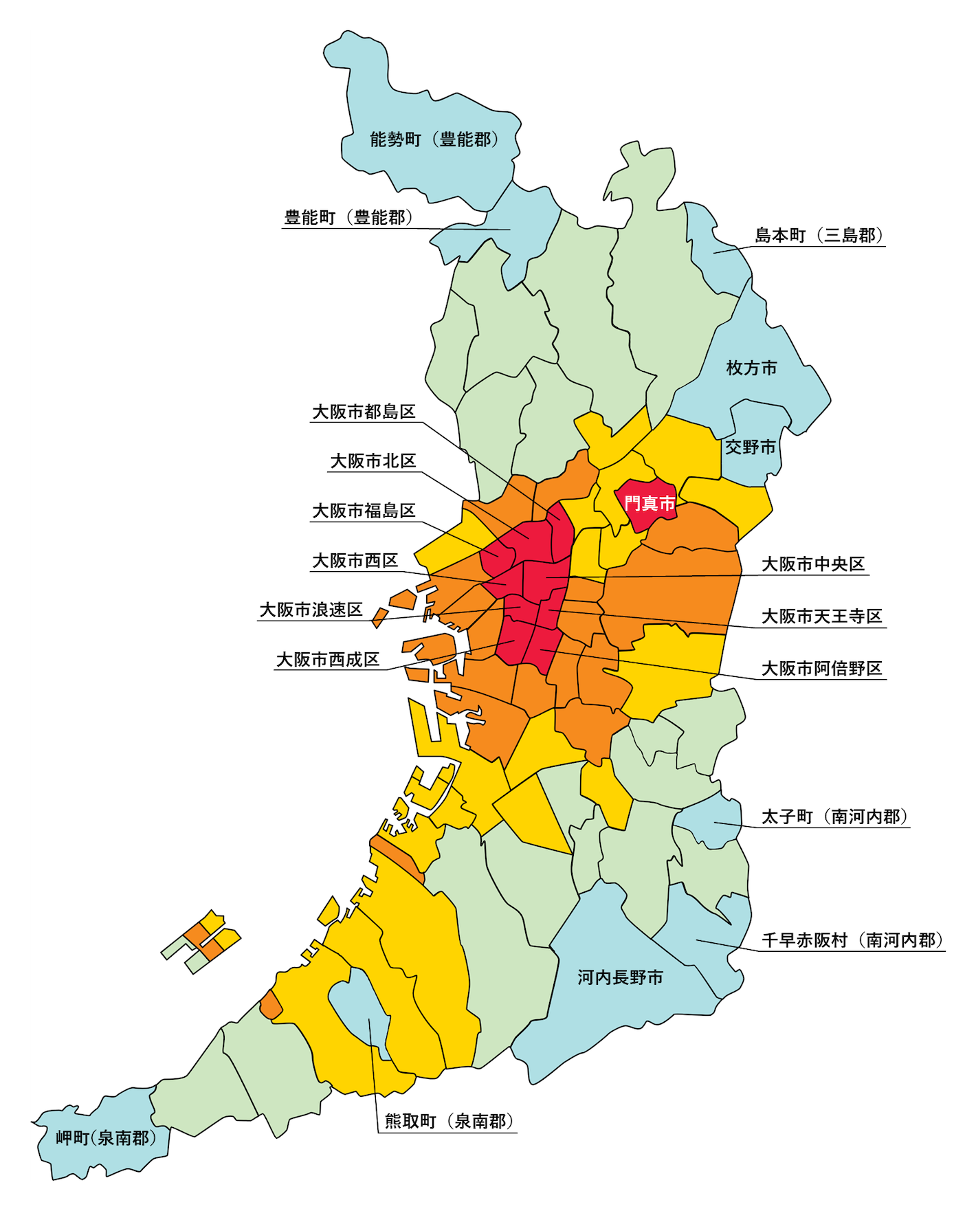 大阪の治安が悪い区ランキング2026！犯罪率と後悔しない街選び