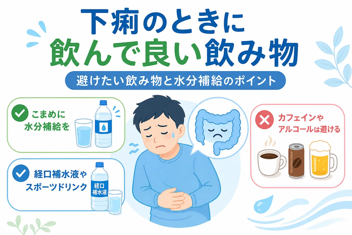 大人の下痢に効く飲み物とは？悪化を防ぐ水分補給とNg飲料の真実