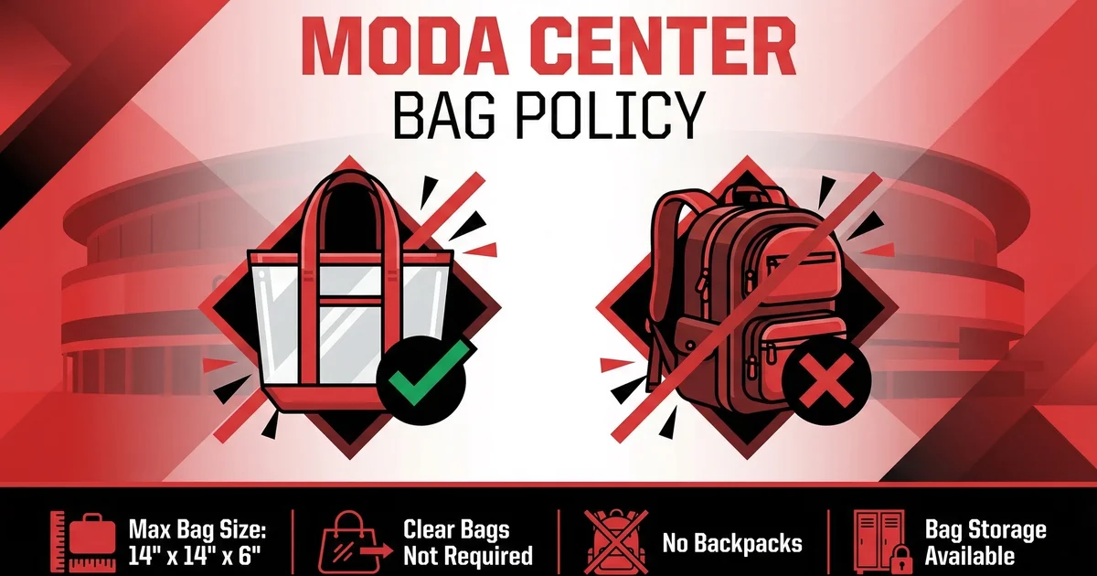 Moda Center Bag Policy Khalid