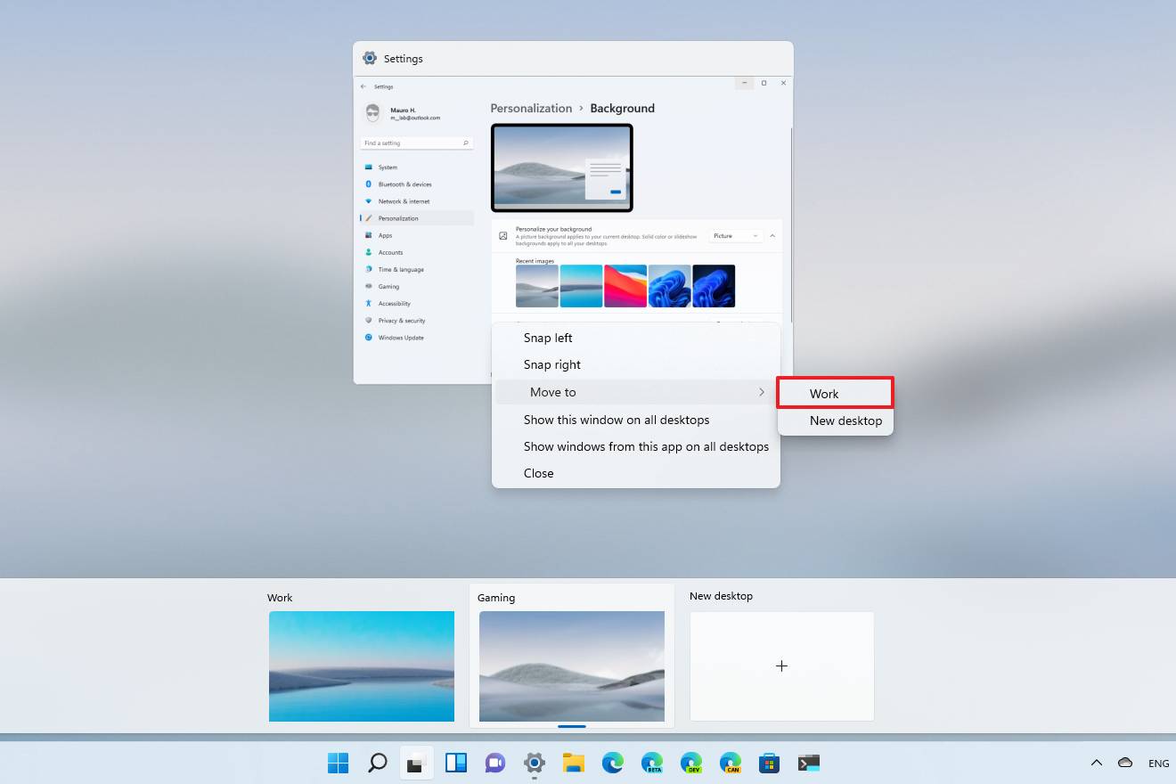 How to Move App to Desktop