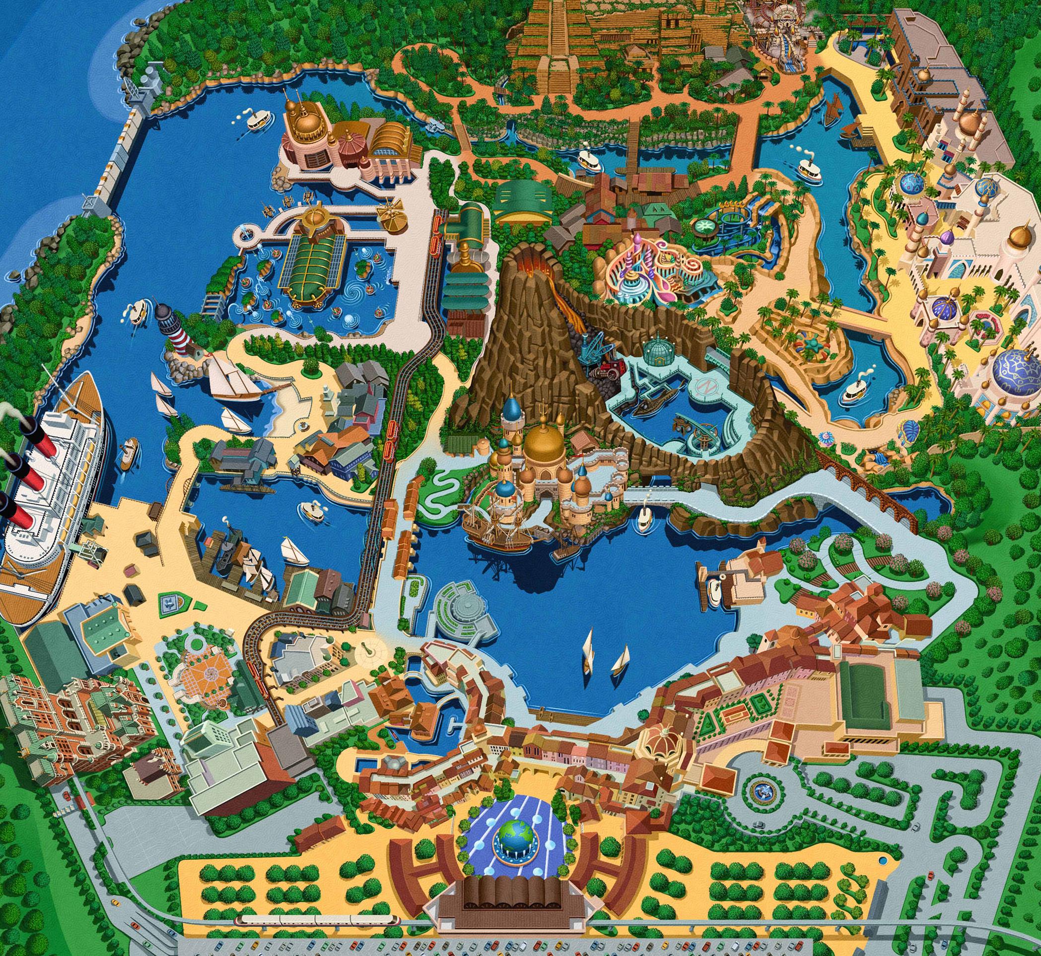 2026最新ディズニーシーマップ攻略！紙廃止の真相と新エリア最短動線
