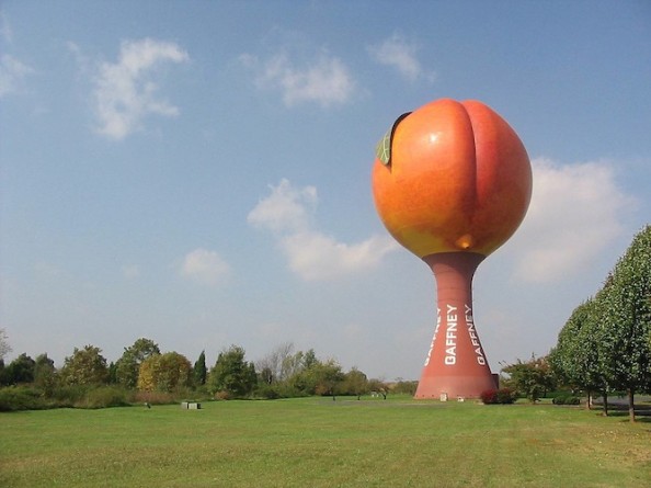 Georgia Water Tower Peach