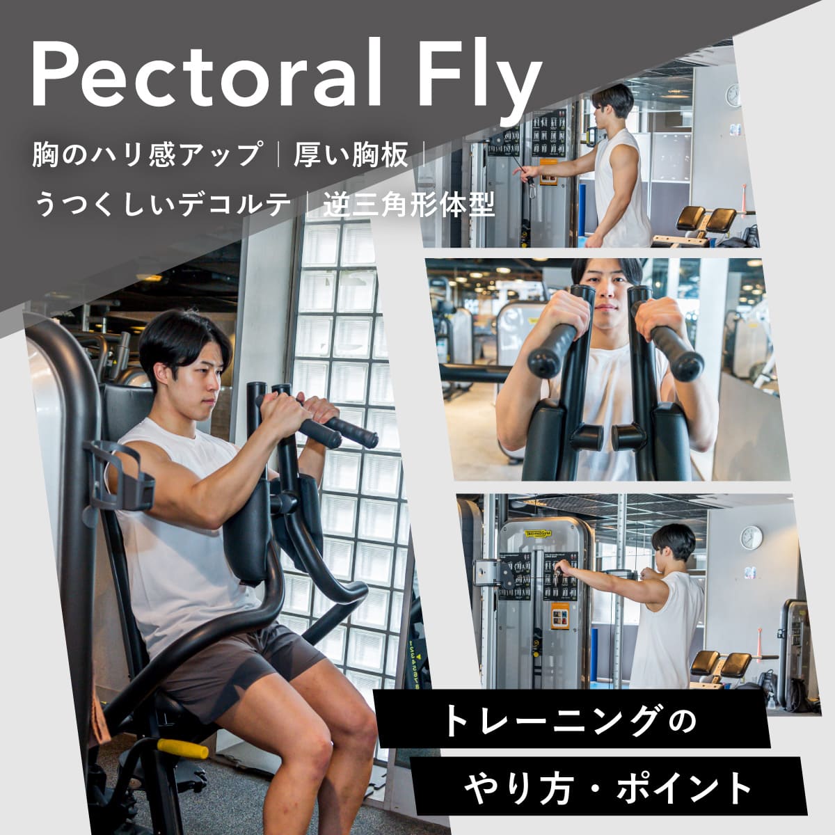 ペックフライで効かない理由を解剖！大胸筋内側を追い込む2026最新フォーム