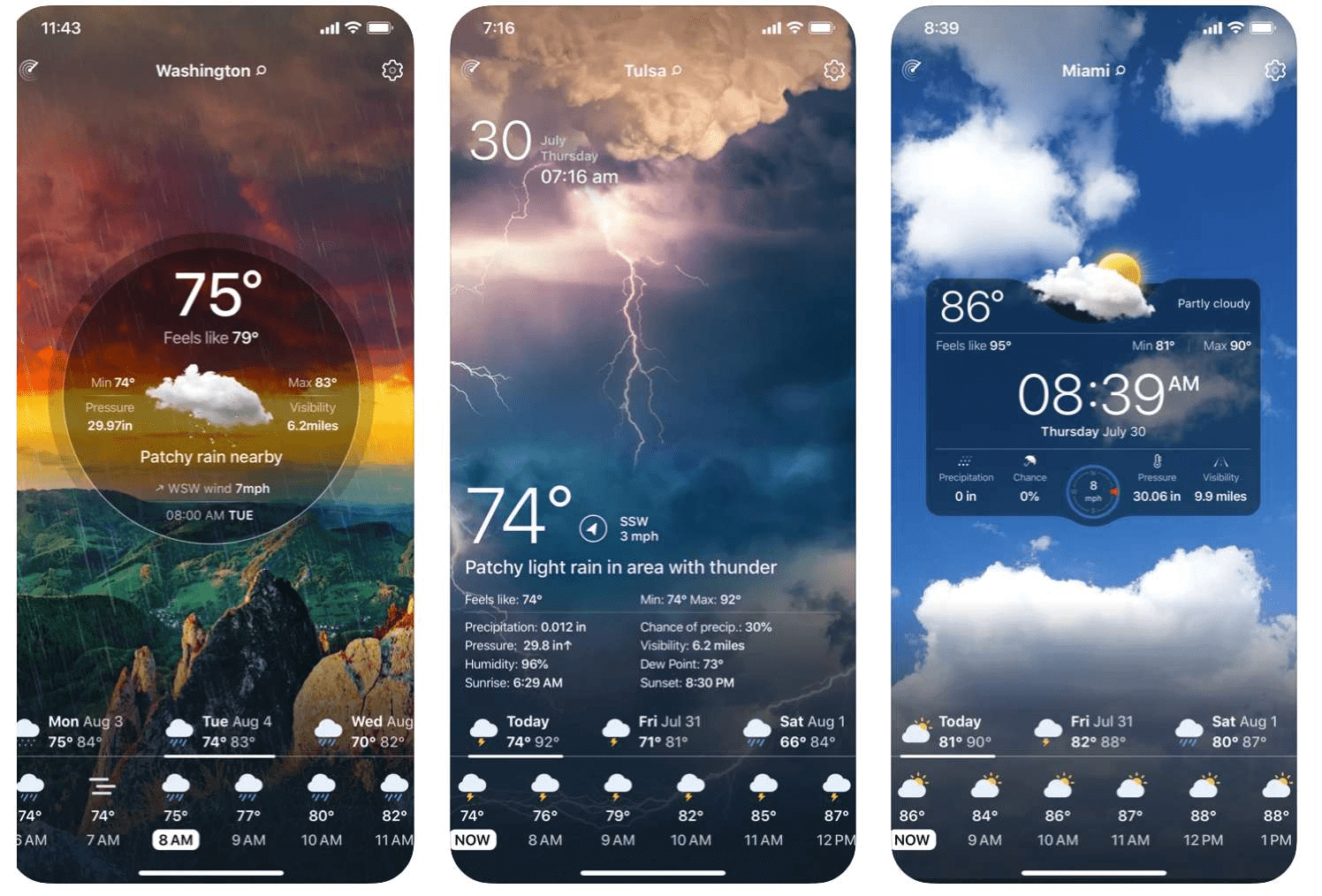Real Time Weather Apps
