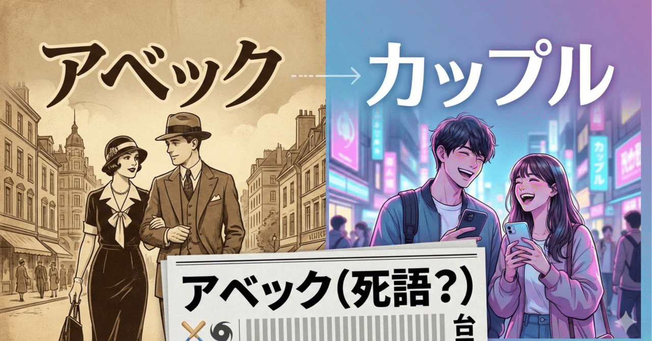 昭和の「アベック」が消えた理由｜2026年最新の死語化データとカップルへの言い換え事情