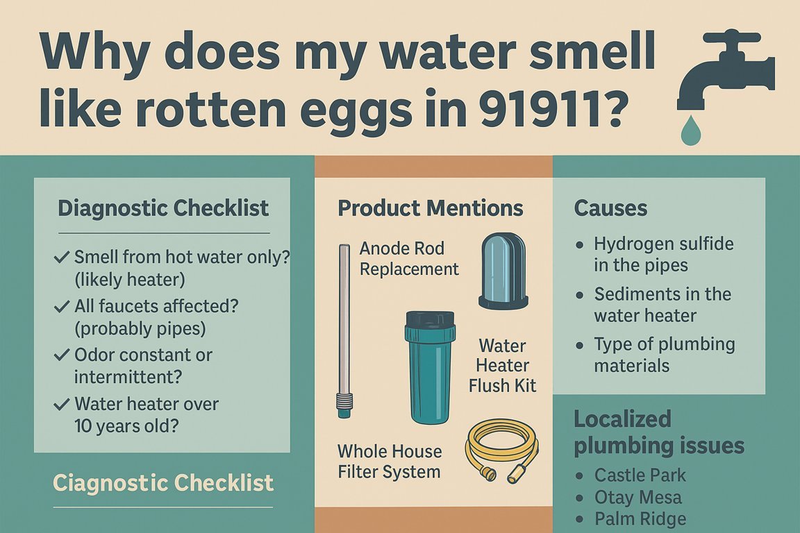 Rotten Egg Smell in House Comes and Goes